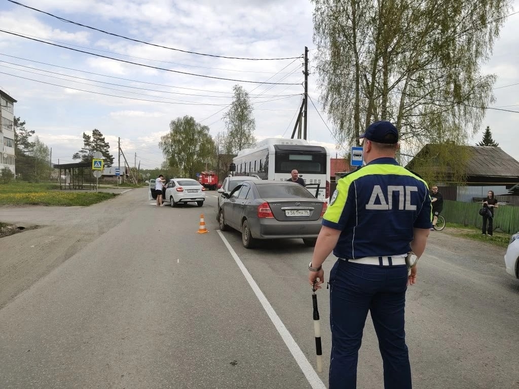 Авария с автобусом в Ревде