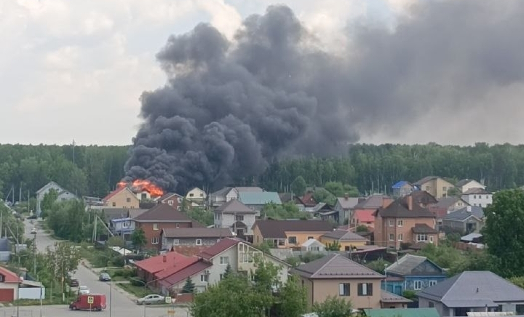 Пожар в Верхней Пышме 24 мая 2026 года