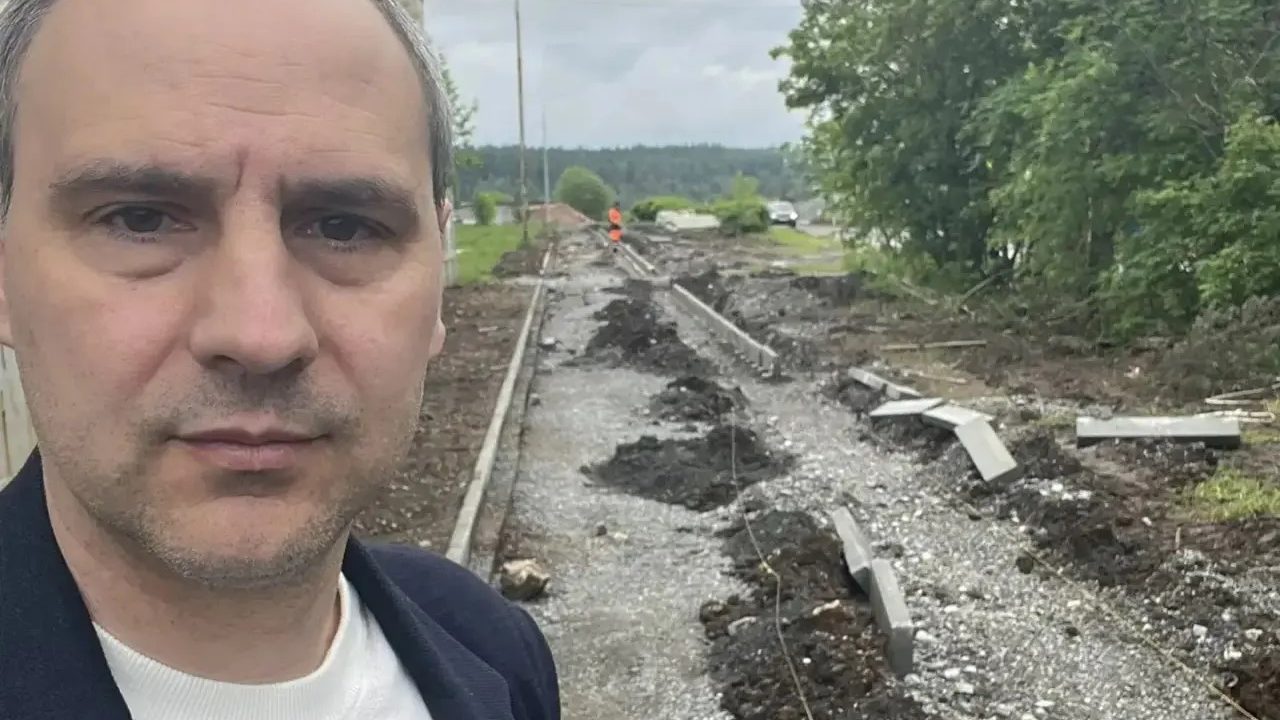 Денис Паслер в посёлке Черёмухово.