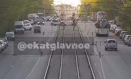 Авария с байкером в Екатеринбурге