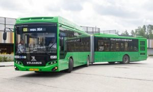 Автобус-гармошка в Екатеринбурге