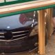 Автомобиль влетел на детскую площадку