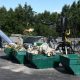 Вывоз мусора на полигоне