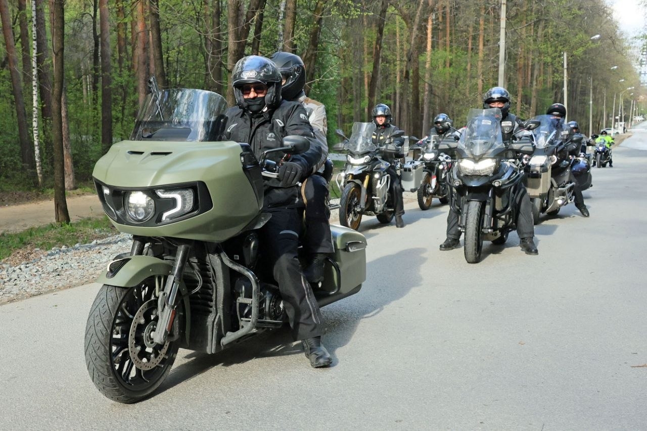 Мотопробег в честь Дня Победы