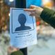 Объявление о розыске человека