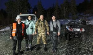 Найденная в горах туристка