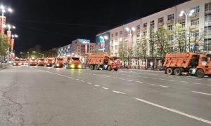 Уборка улиц Екатеринбурга