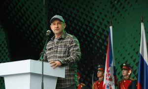 Артем Жога за трибуной