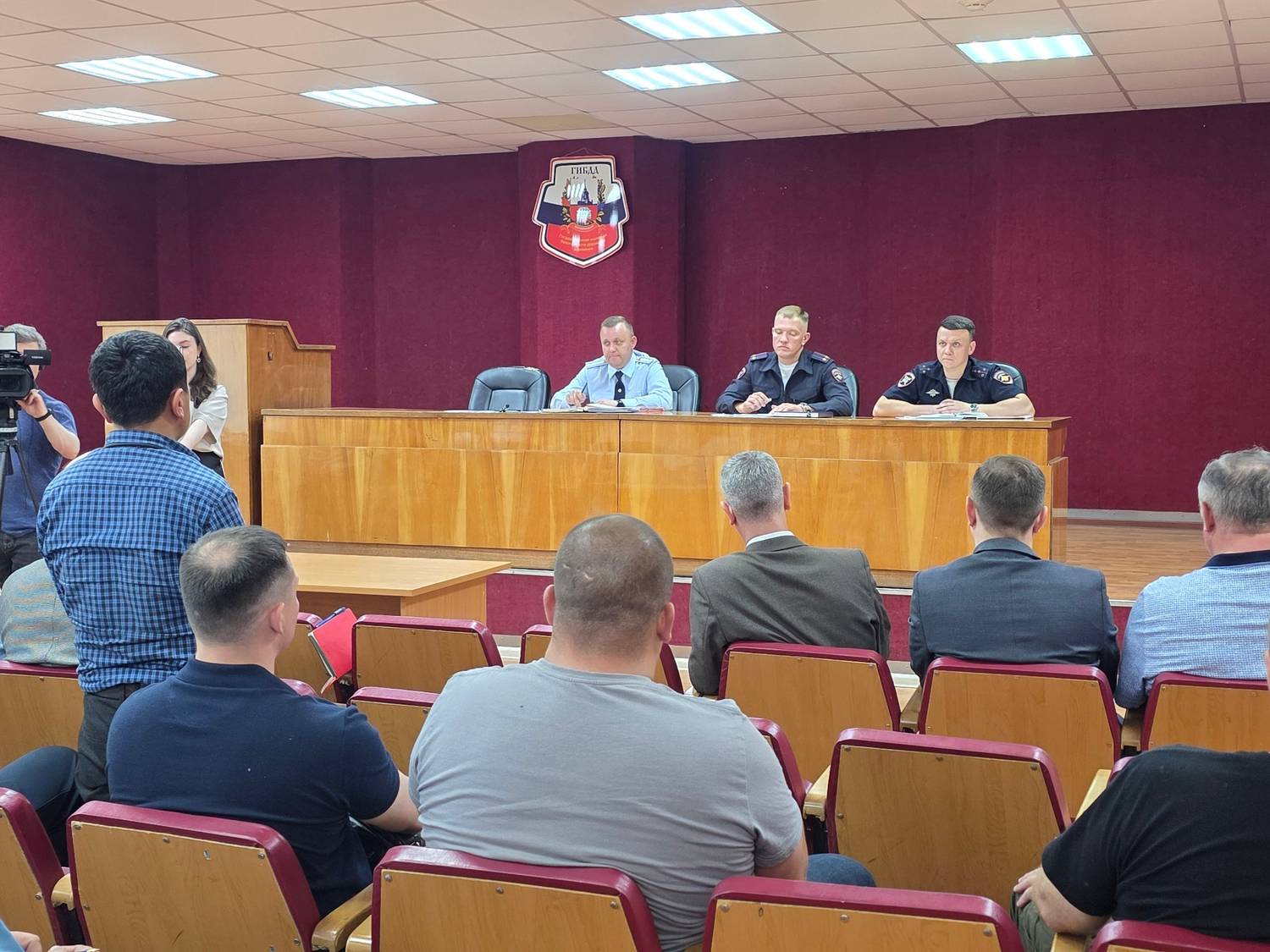 Встреча представителей мэрии и ГИБДД Ектеринбурга с перевозчиками и водителями автобусов.