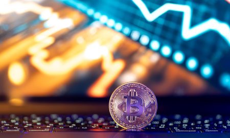 Биткоин на клавиатуре