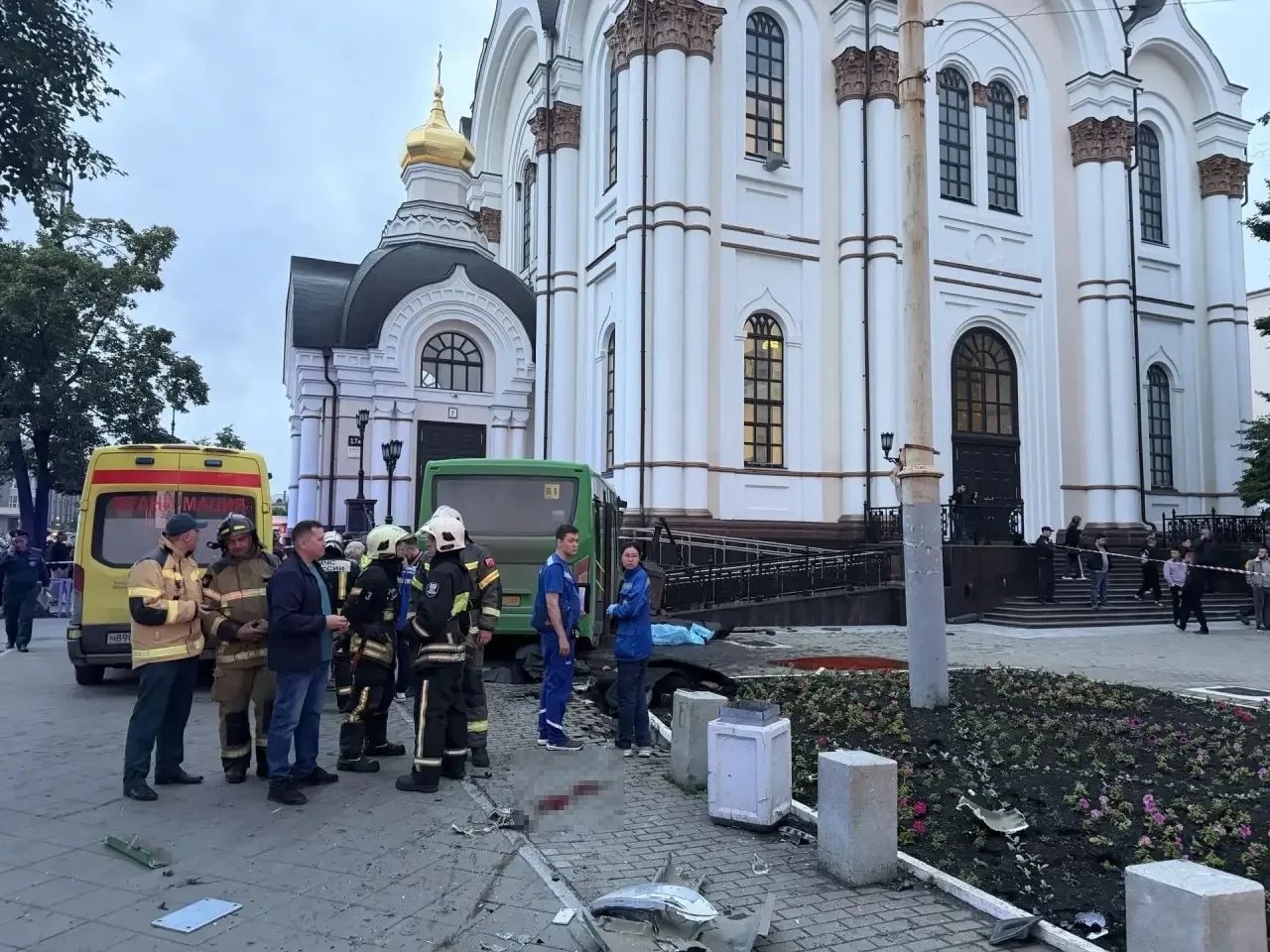 Последствия ДТП в Екатеринбурге