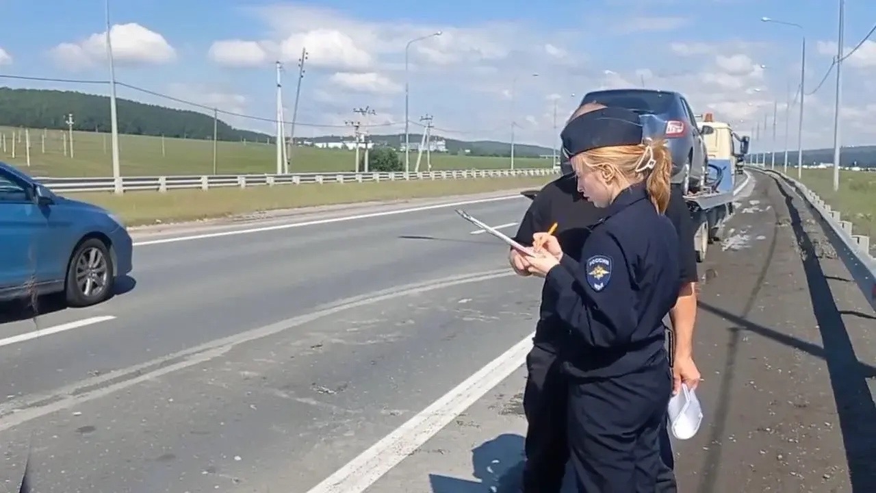 Авария на трассе под Екатеринбургом