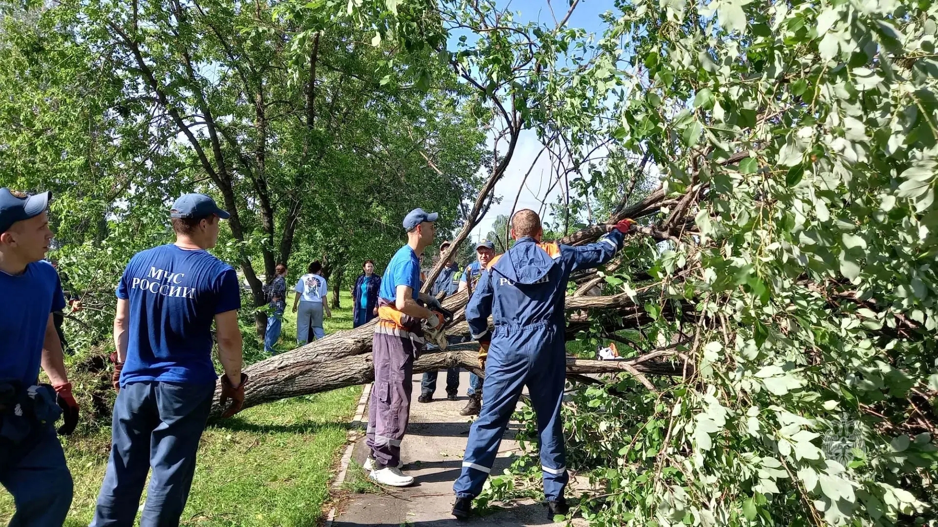 Последствия смерча в Кушве