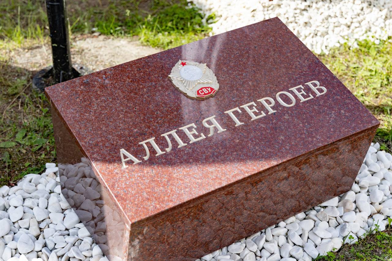 Открытие аллеи выпускников-героев в Екатеринбурге