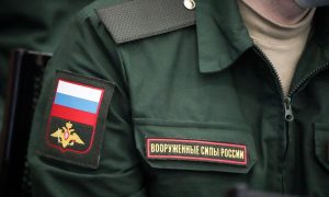 Офицер российской армии.