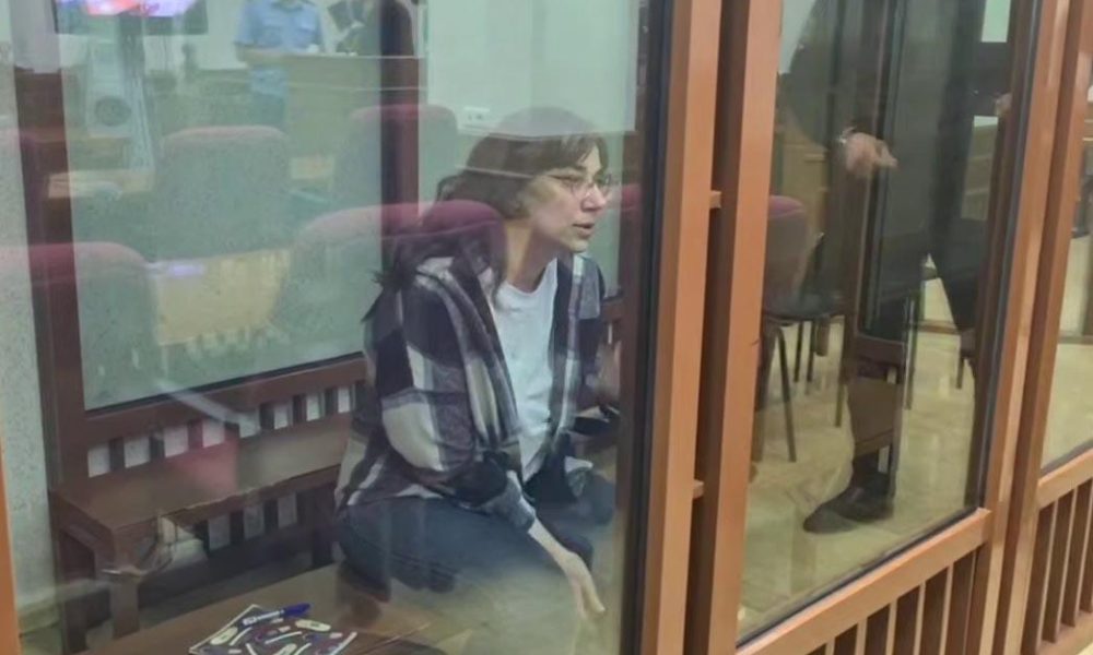 Вероника Наумова в суде.