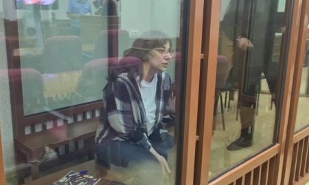 Вероника Наумова в суде.