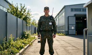 Сторож на заводе