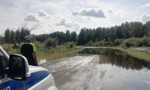 Паводок на дороге