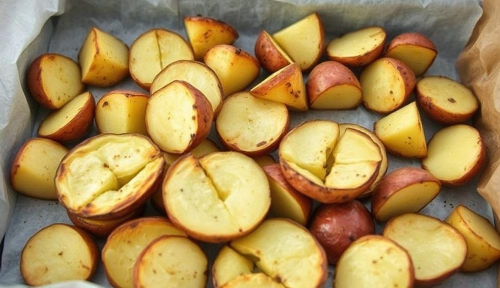 Запеченный картофель.