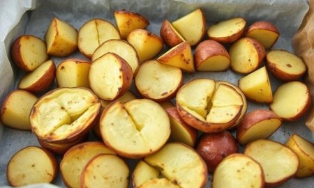 Запеченный картофель.