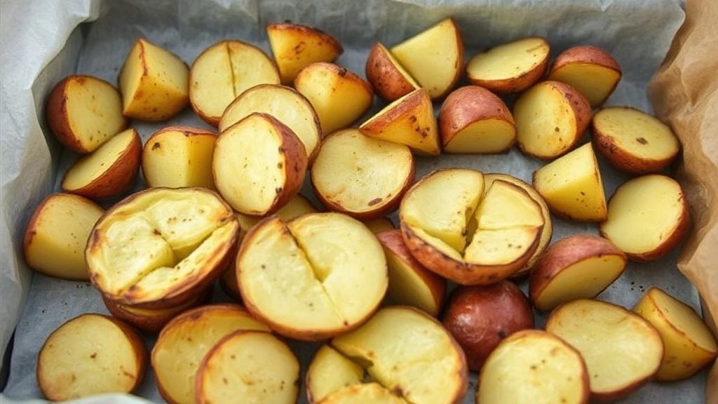 Запеченный картофель.