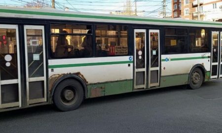 Автобус в городе