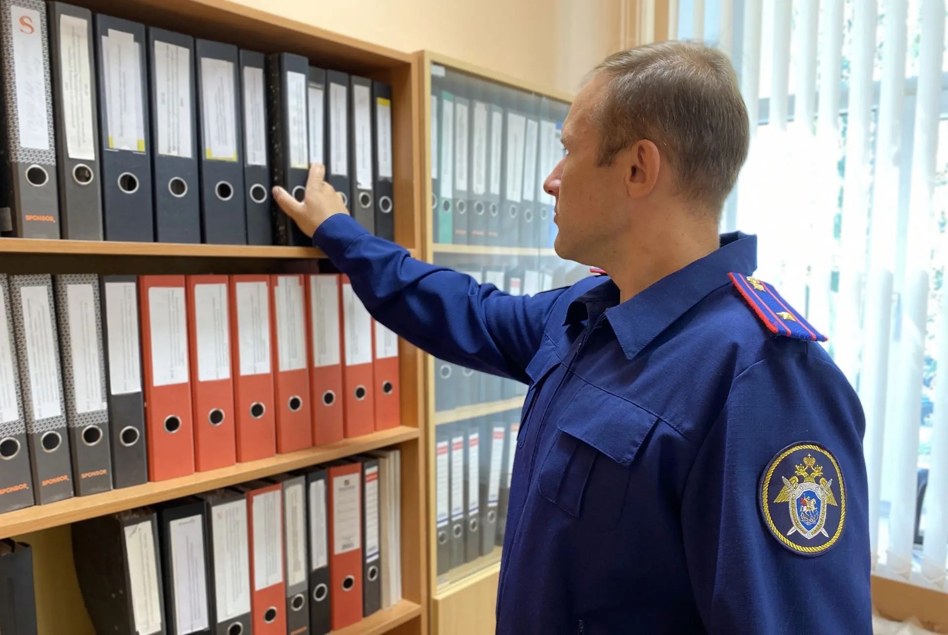 Следователь в кабинете