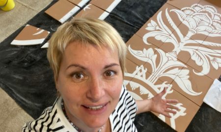 Мастер Елена Прошла с изразцами для Мурманска