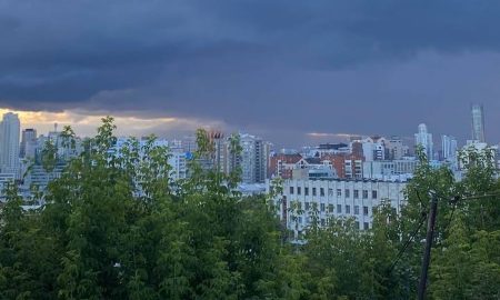 Тучи над Екатеринбургом