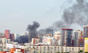 Пожар в Чкаловском районе Екатеринбурга