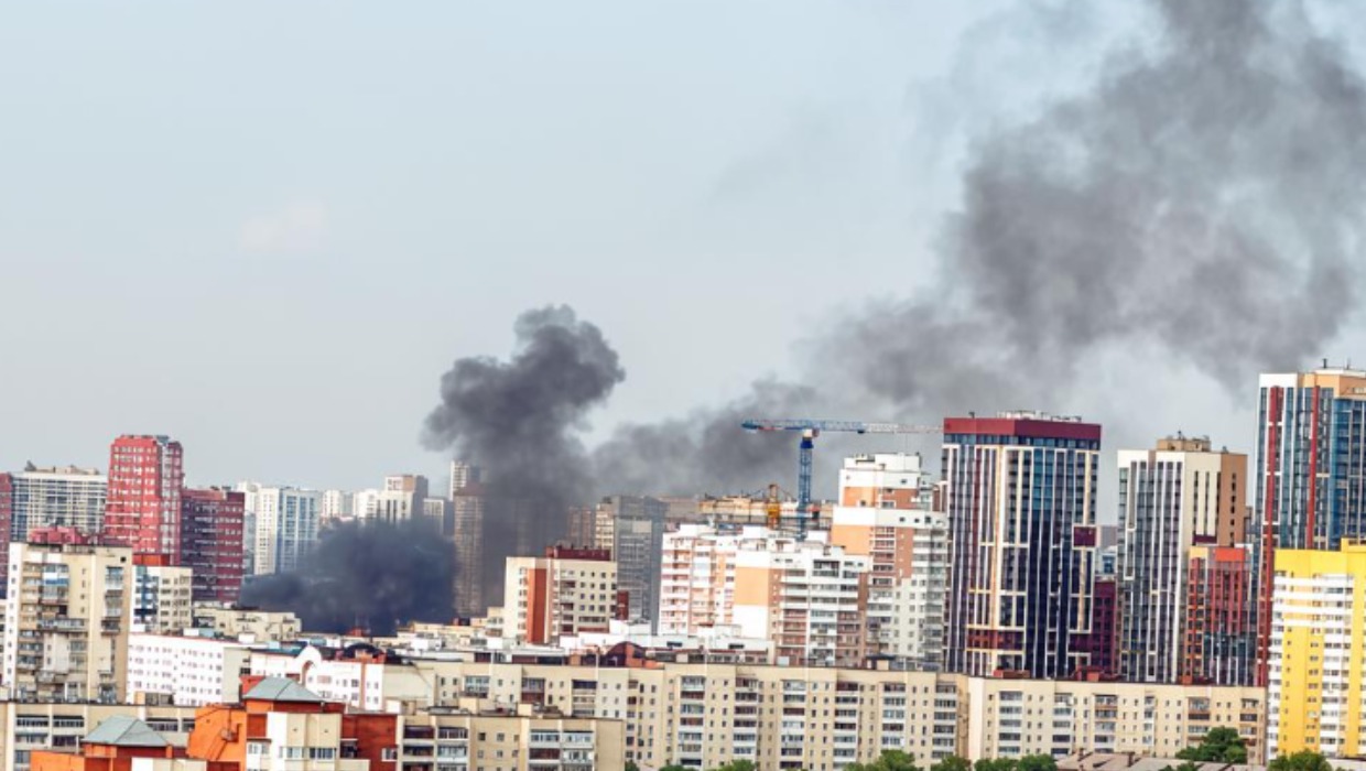 Пожар в Чкаловском районе Екатеринбурга