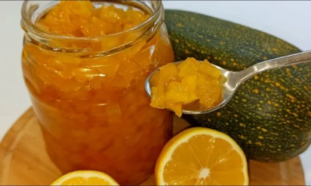 кабачок, апельсины и варенье