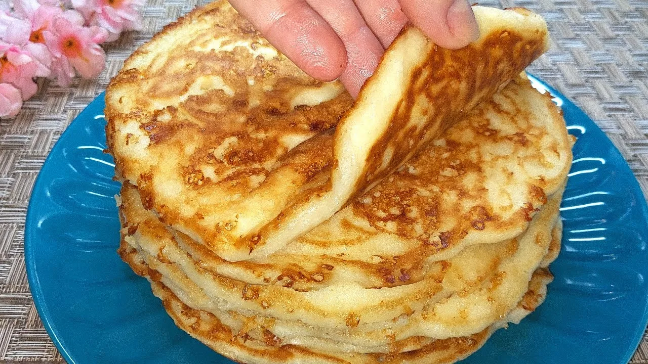 лепешки на кефире
