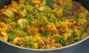 блюдо из кабачков