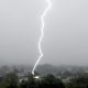 Молния попала в дом