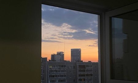 Вид из окна на Екатеринбург