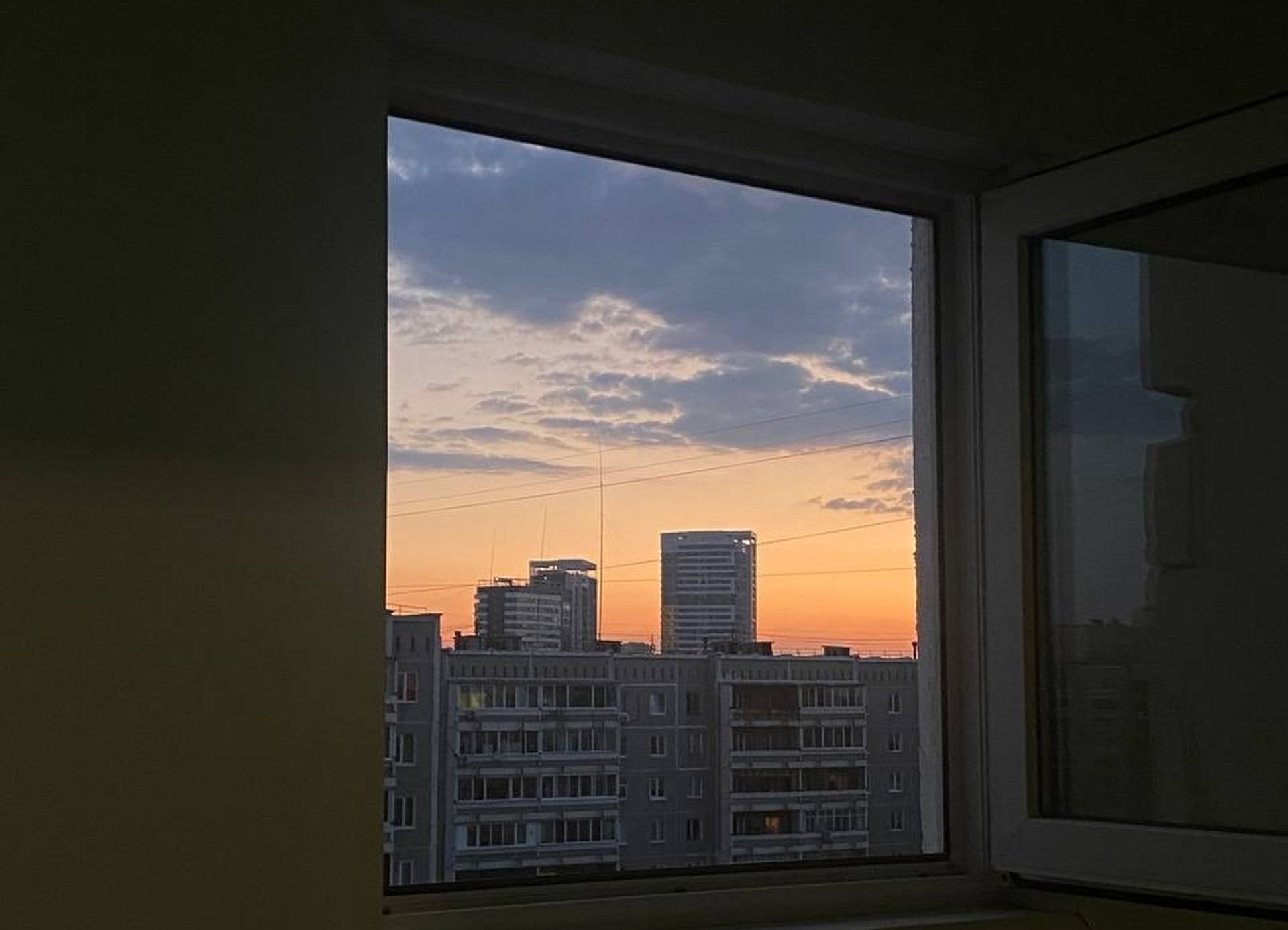 Вид из окна на Екатеринбург