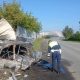 Место ДТП в посёлке Большой Исток, где подросток на «Ладе» врезался в бетонное ограждение 4 июля 2026 года