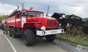Пожарный расчет на выезде