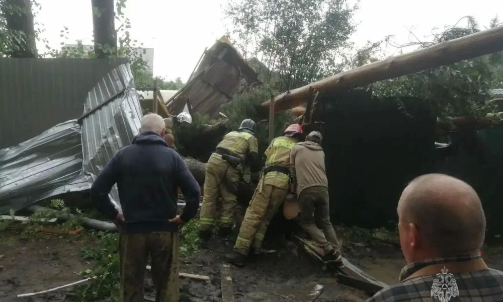 Ураган в Заречном