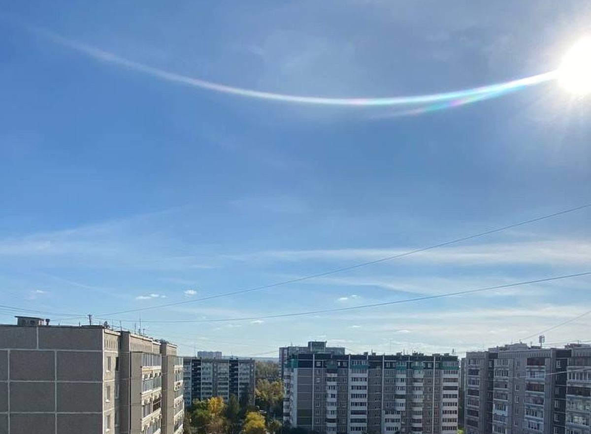Солнце над Екатеринбургом