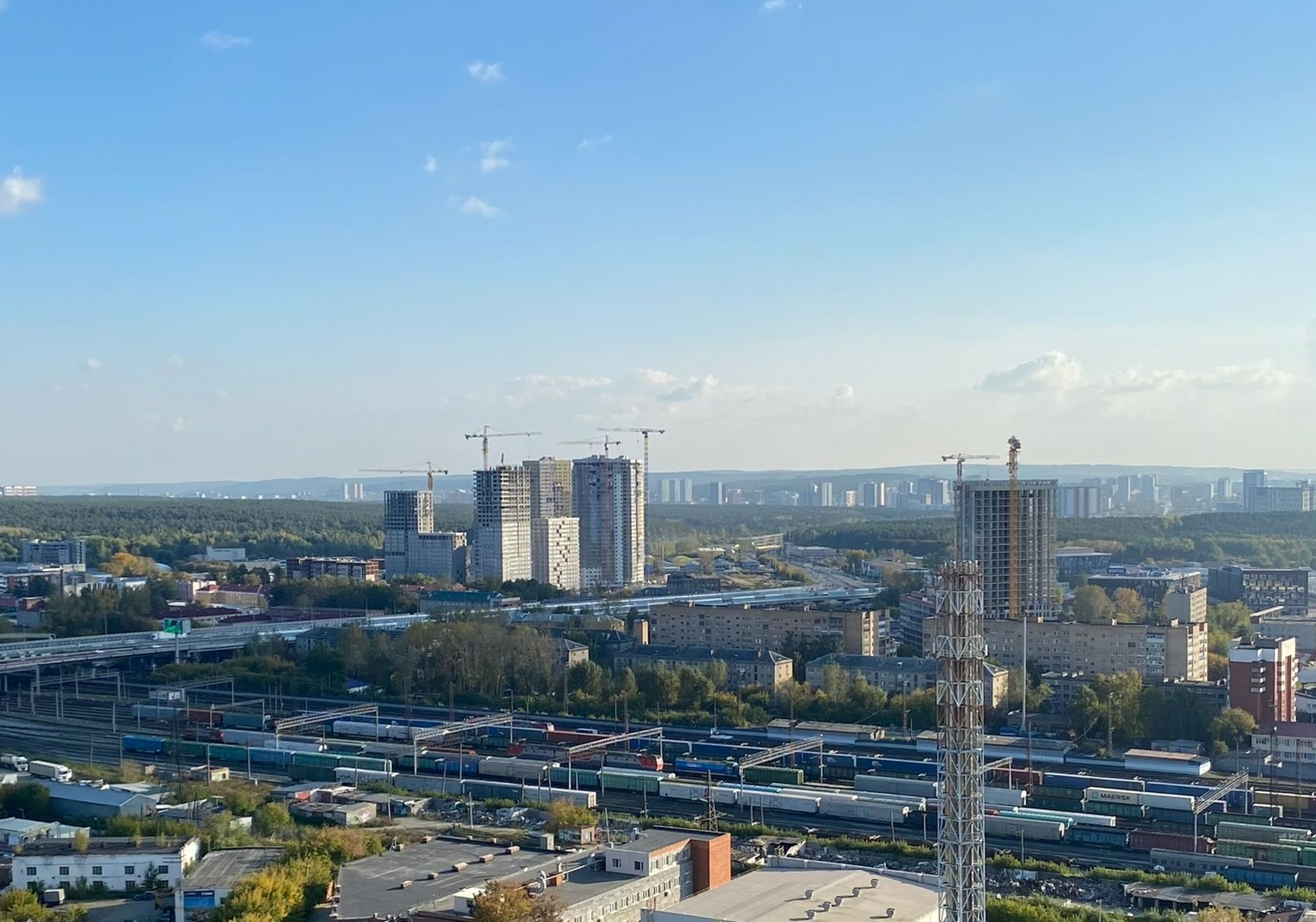 Екатеринбург в солнечную погоду
