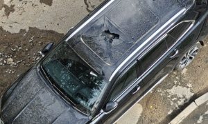 Поврежденные автомобили в Екатеринбурге.