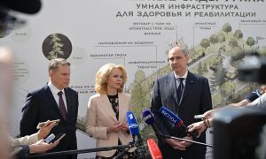 Михаил Мурашко и Татьяна Голикова