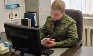 Следователь в кабинете