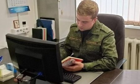 Следователь в кабинете