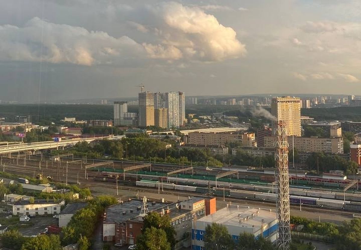 Вид на Екатеринбург