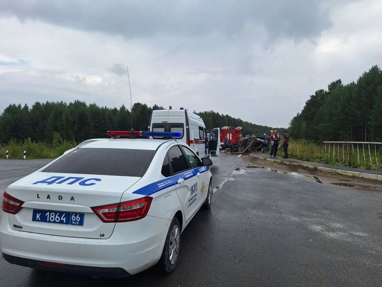 ГАИ на месте аварии