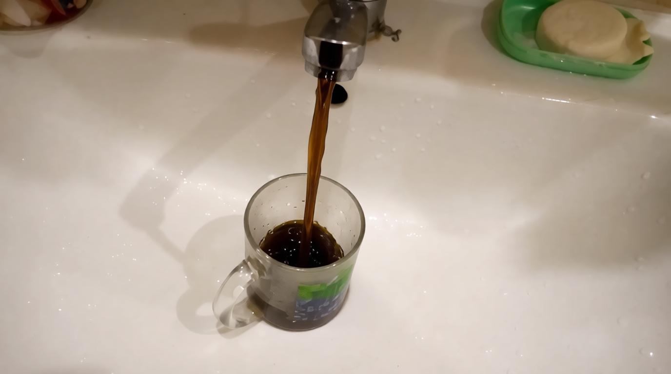Грязная вода из крана